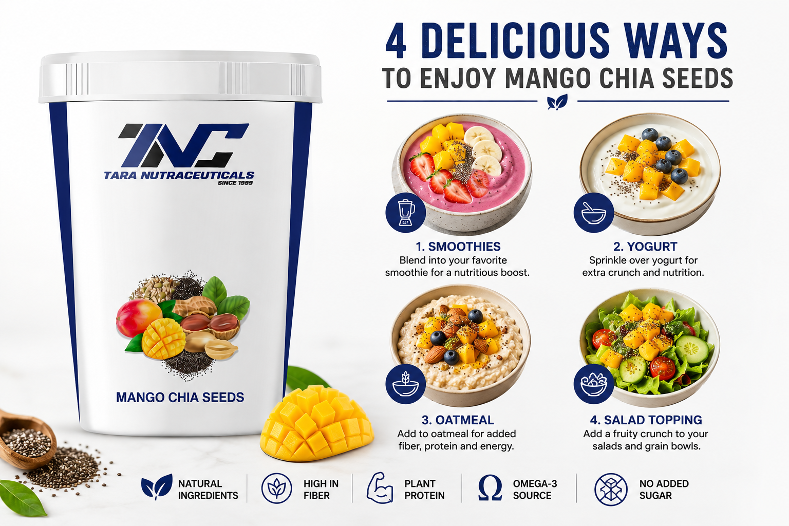 Peanut Butter Crispy & Mango Chia Seeds – Healthy Snack - Image 8