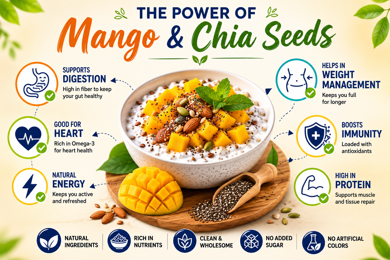 Peanut Butter Crispy & Mango Chia Seeds – Healthy Snack - Image 10